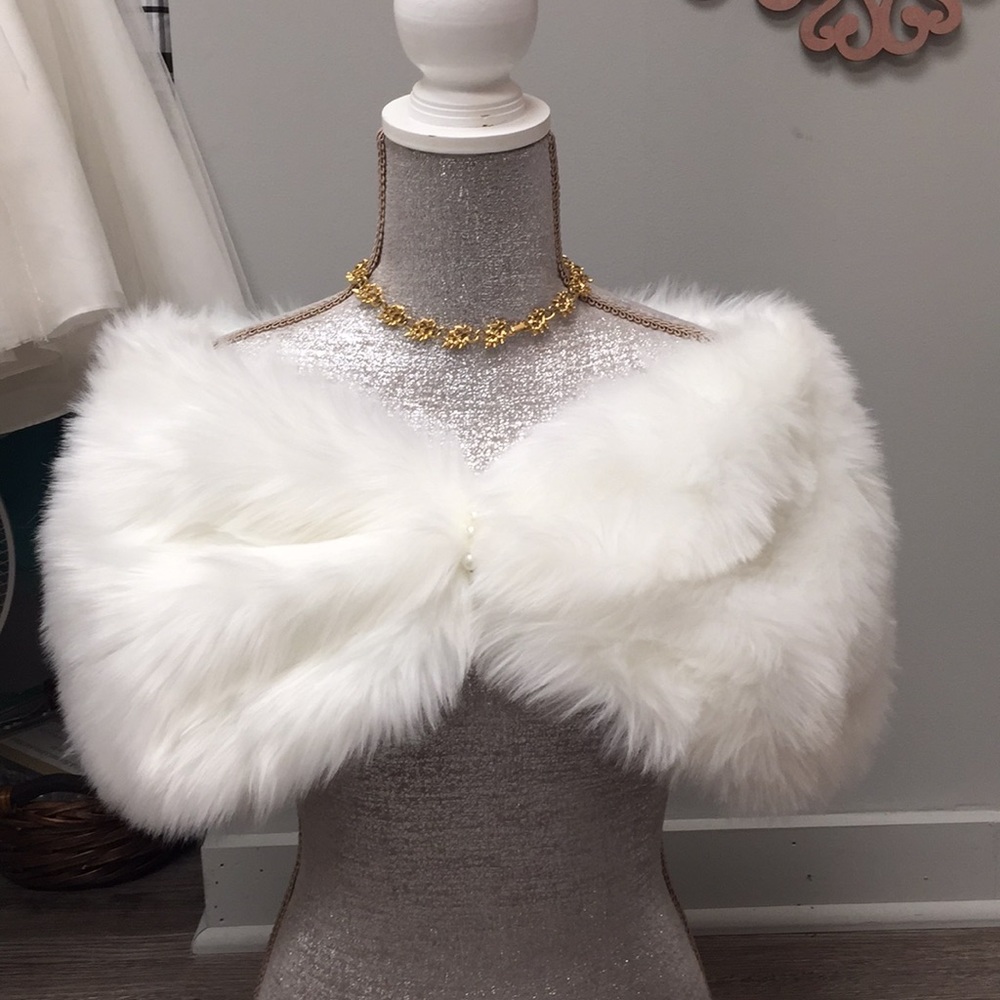 Faux fur wrap